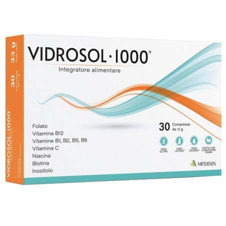 VIDROSOL 1000 30 COMPRESSE