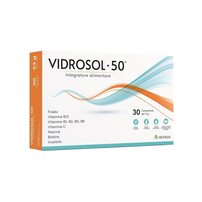 VIDROSOL 50 30 COMPRESSE