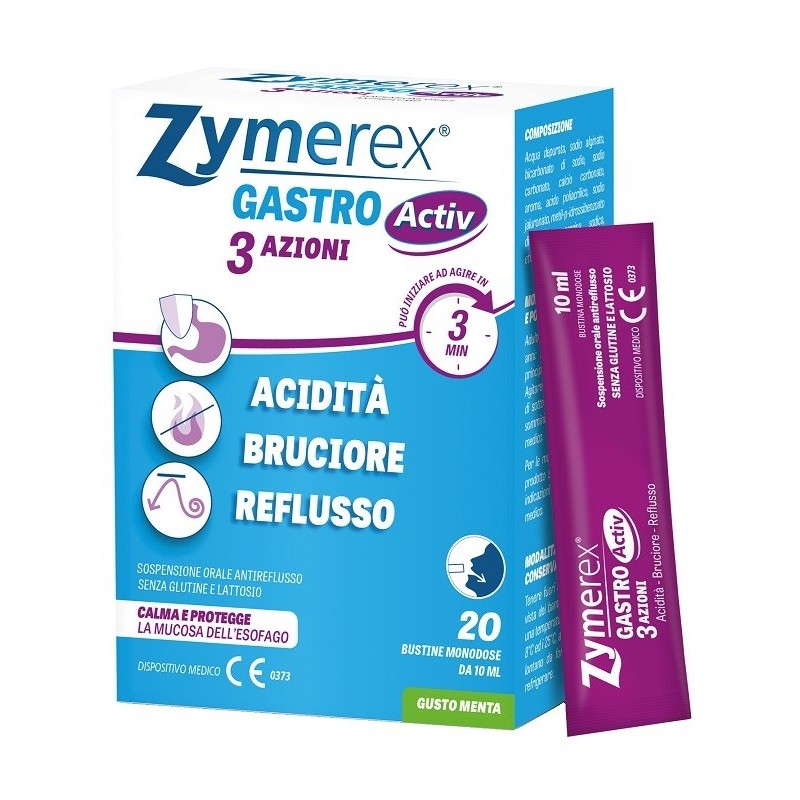 ZYMEREX GASTRO ACTIV 20 BUSTINE DA 10 ML