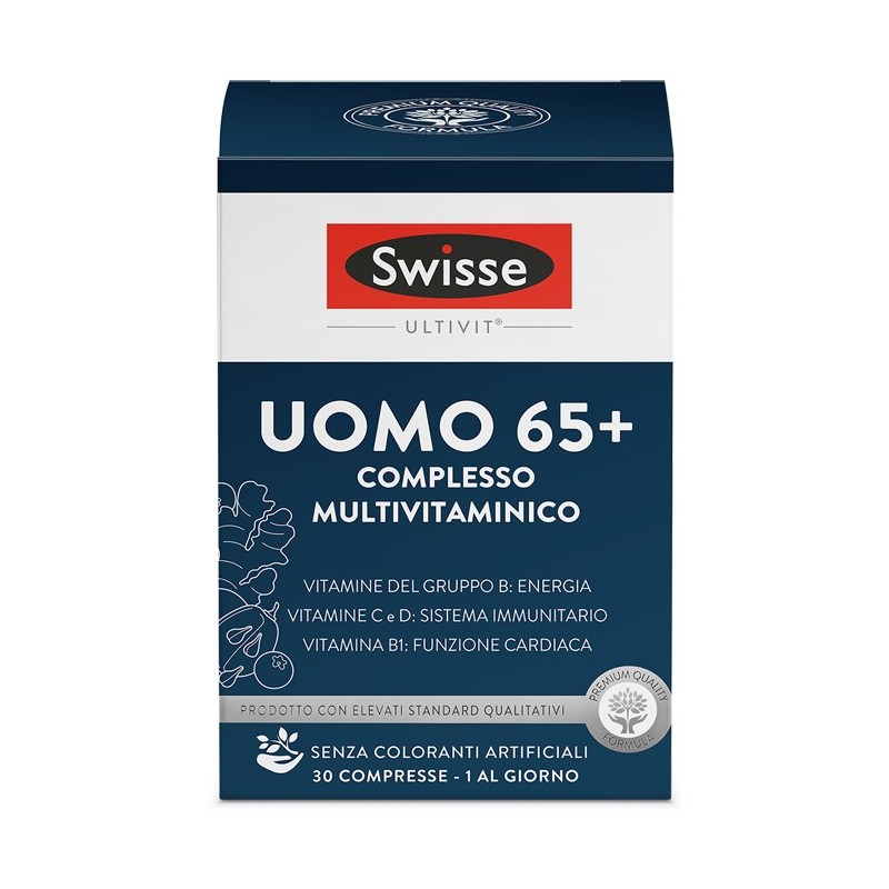 SWISSE UOMO 65+ COMPLESSO MULTIVITAMINICO 30 COMPRESSE