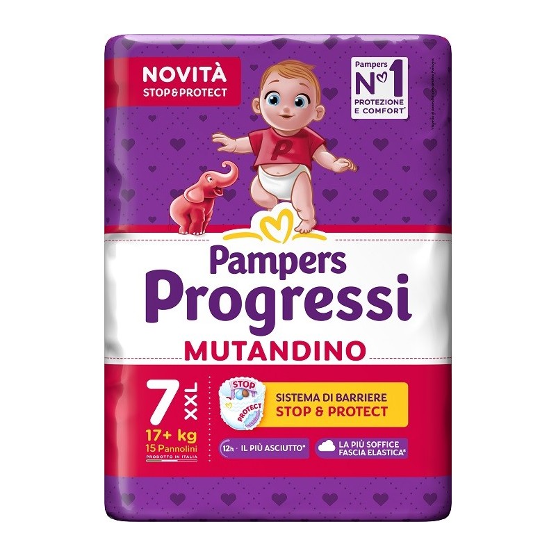 PAMPERS PROGRESSI MUTANDINO XXL 15 PEZZI