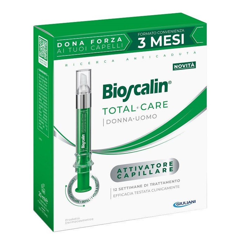 BIOSCALIN TOTAL CARE ATTIVATORE CAPILLARE 2 APPLICATORI MULTIDOSE X 10 ML