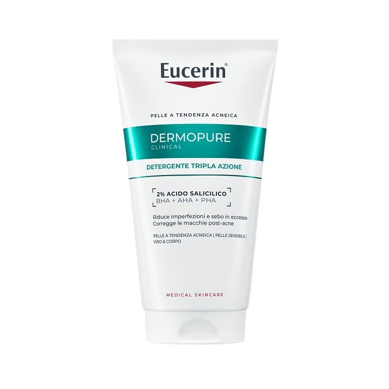 EUCERIN DERMOPURE CLINICAL DETERGENTE TRIPLA AZIONE 150 ML