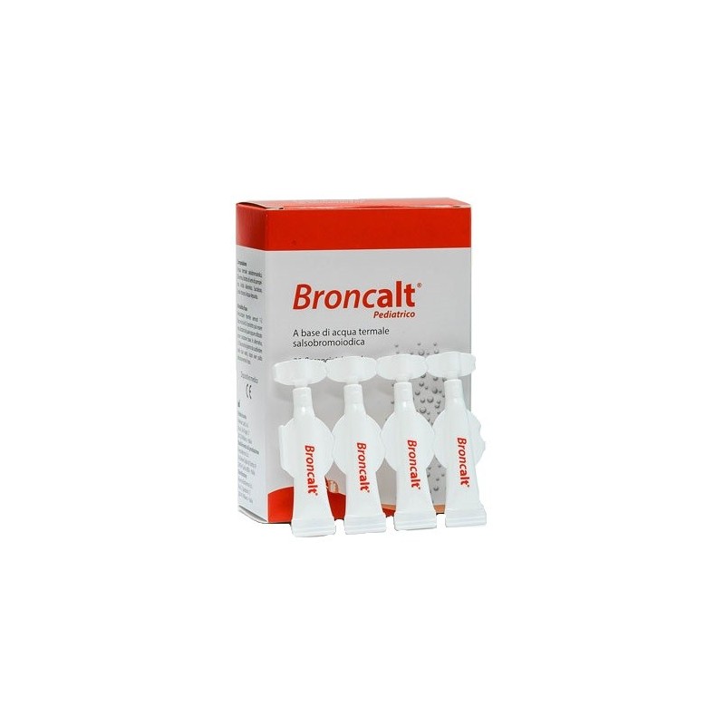 BRONCALT STRIP PEDIATRICO SOLUZIONE IRRIGAZIONE NASALE 20 FLACONCINI DA 2 ML