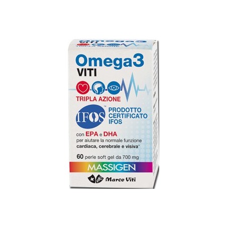 OMEGA3 VITI TRIPLA AZIONE 60 PERLE